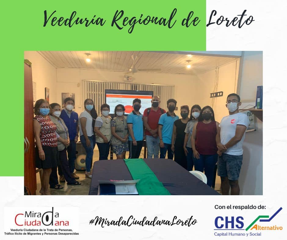 REUNIÓN DE COORDINACIÓN DE LA VEEDURÍA REGIONAL DE LORETO