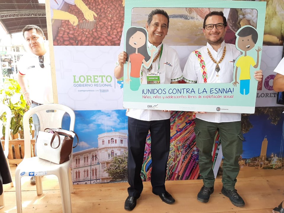 El Ministro de Turismo y Comercio Exterior, Edgar Vásquez Vela, y el Gobernador Regional de Cajamarca se unen a la lucha contra la explotación sexual de niñas, niños y adolescentes.