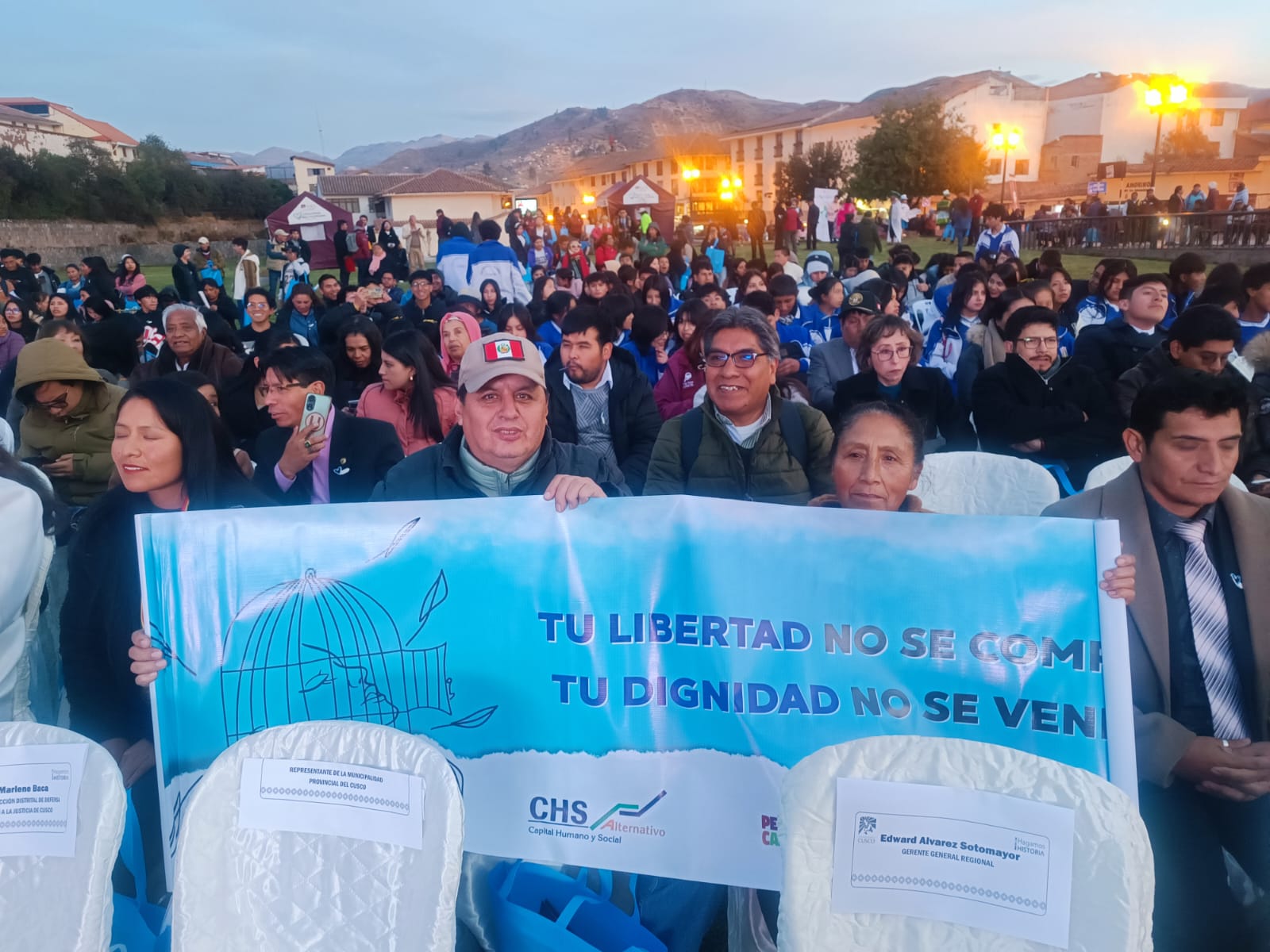 Cusco - Jornada «Luz por la dignidad»: encendiendo conciencia contra la trata de personas.